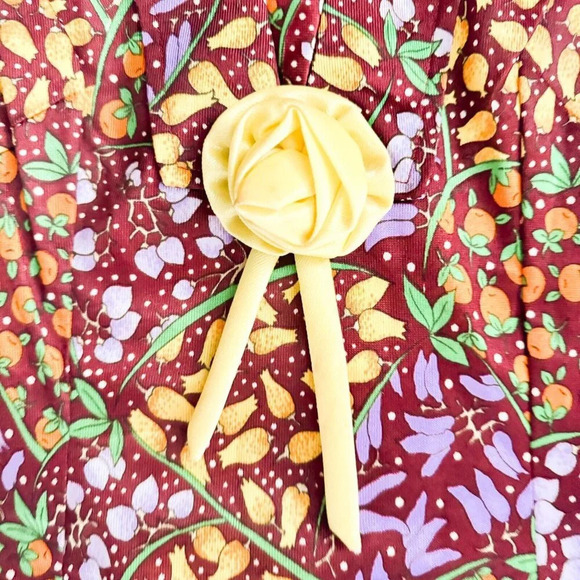 Vintage Adela's Dress Shop Fruit Print Fun Mini Short  Dress S - Picture 3 of 9